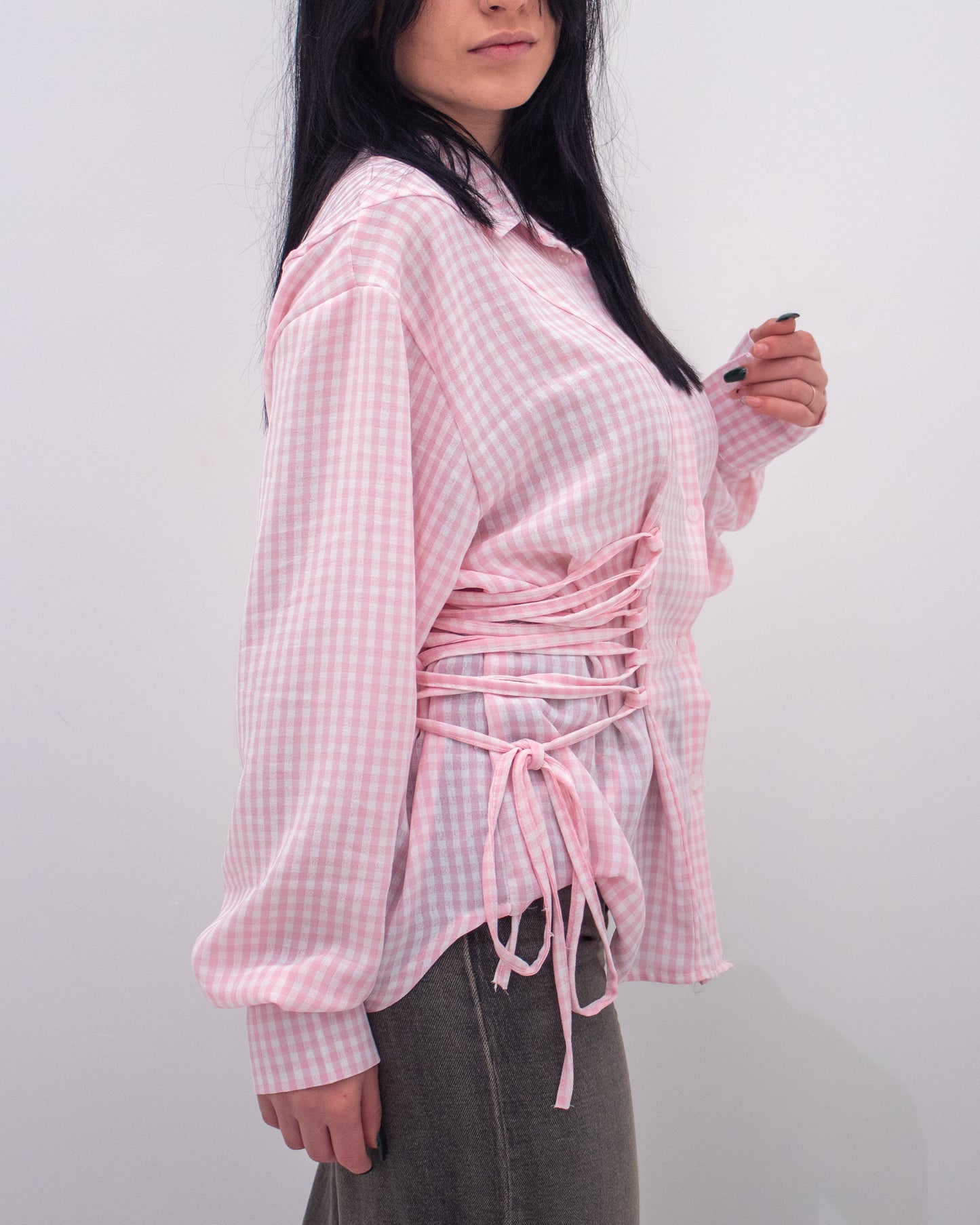 Camicia Vichy Urban Rosa