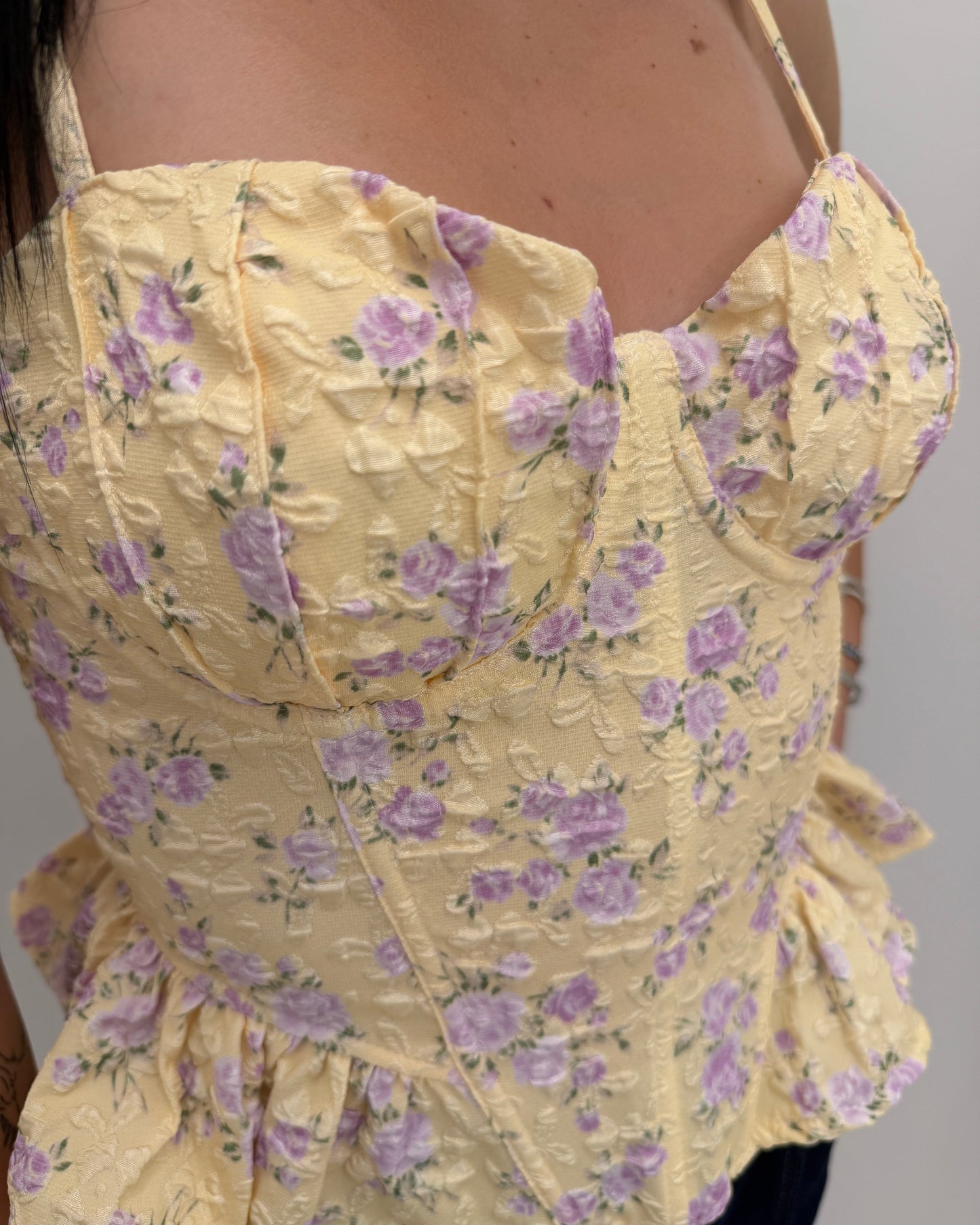 Top Corsetto Floreale Emily