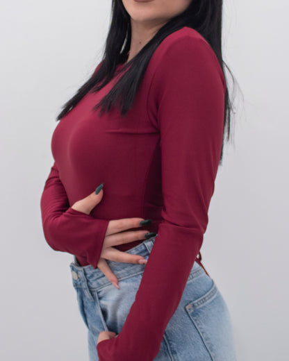 Maglia Emma Bordeaux