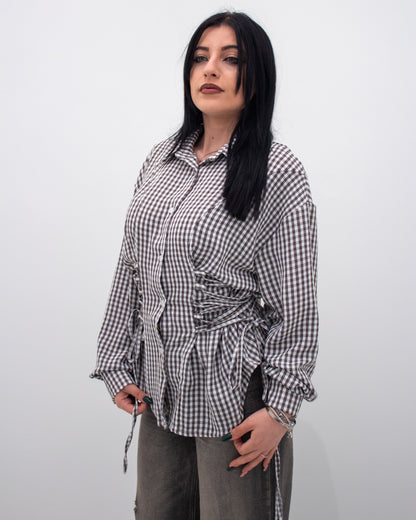 Camicia Vichy Urban Marrone