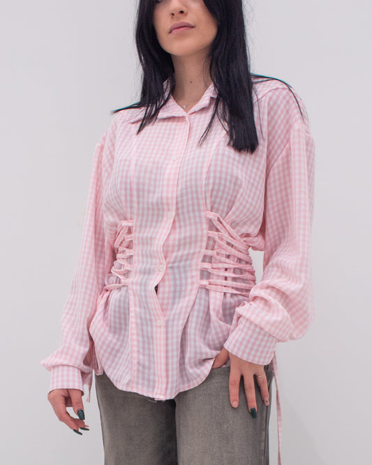Camicia Vichy Urban Rosa