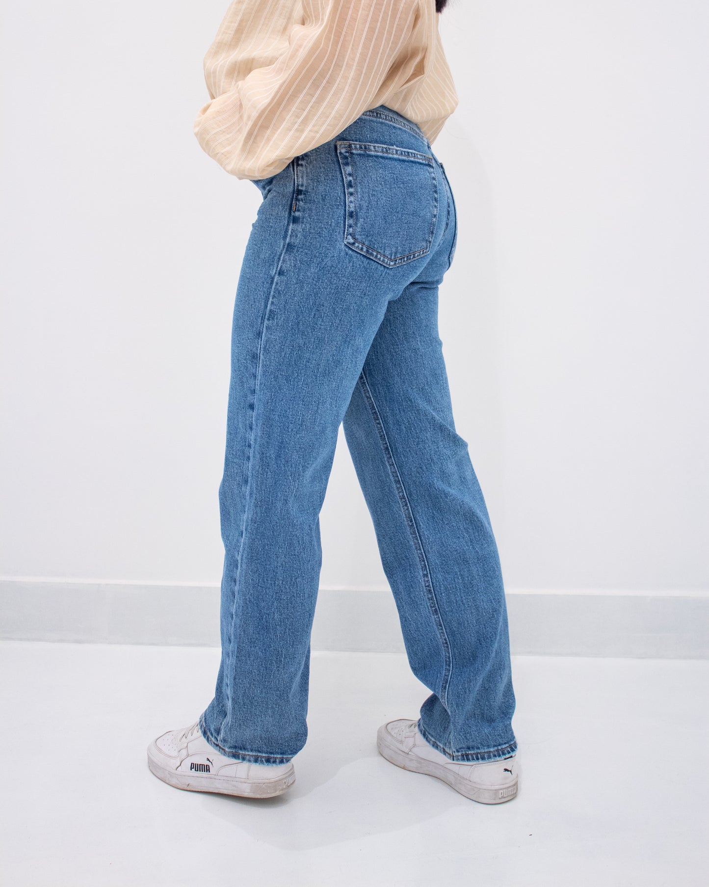 Jeans Mom Fit H3000 Blu