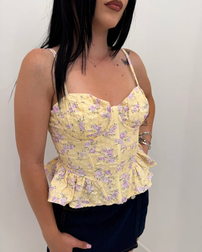 Top Corsetto Floreale Emily
