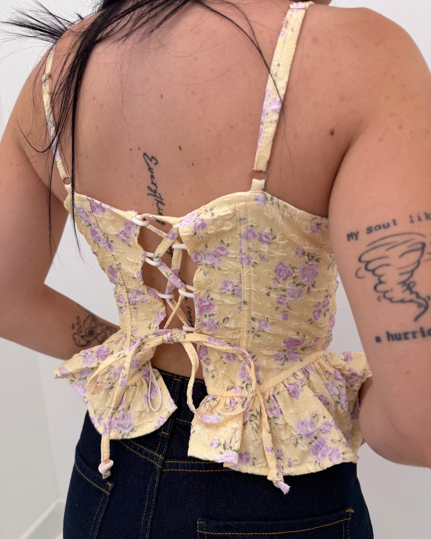 Top Corsetto Floreale Emily