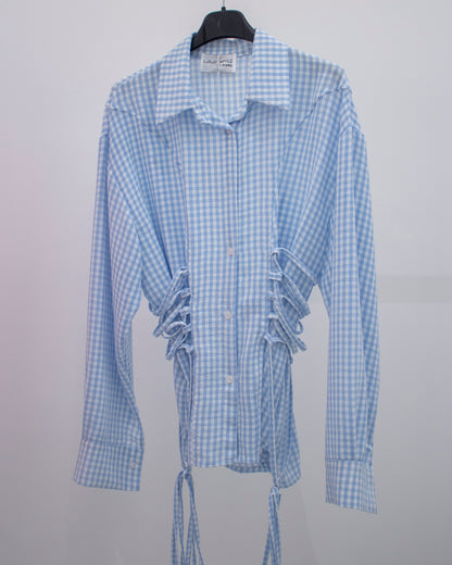 Camicia Vichy Urban Celeste