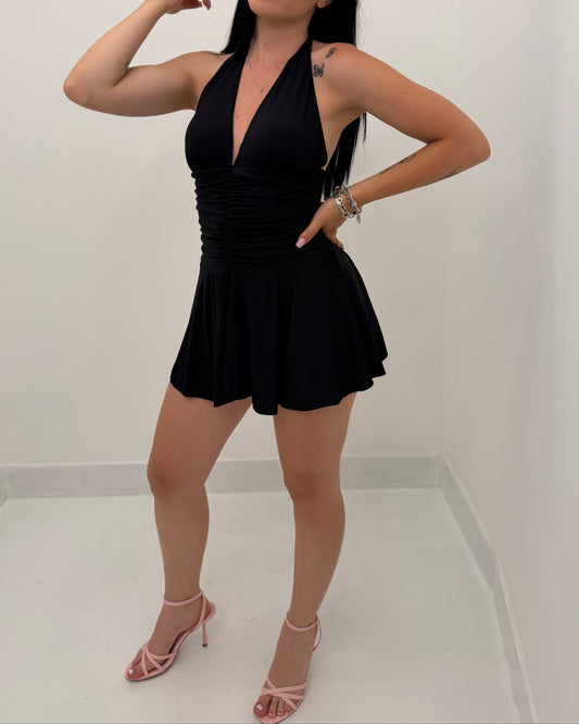 Sandalo minimal con fascette incrociate Rosa