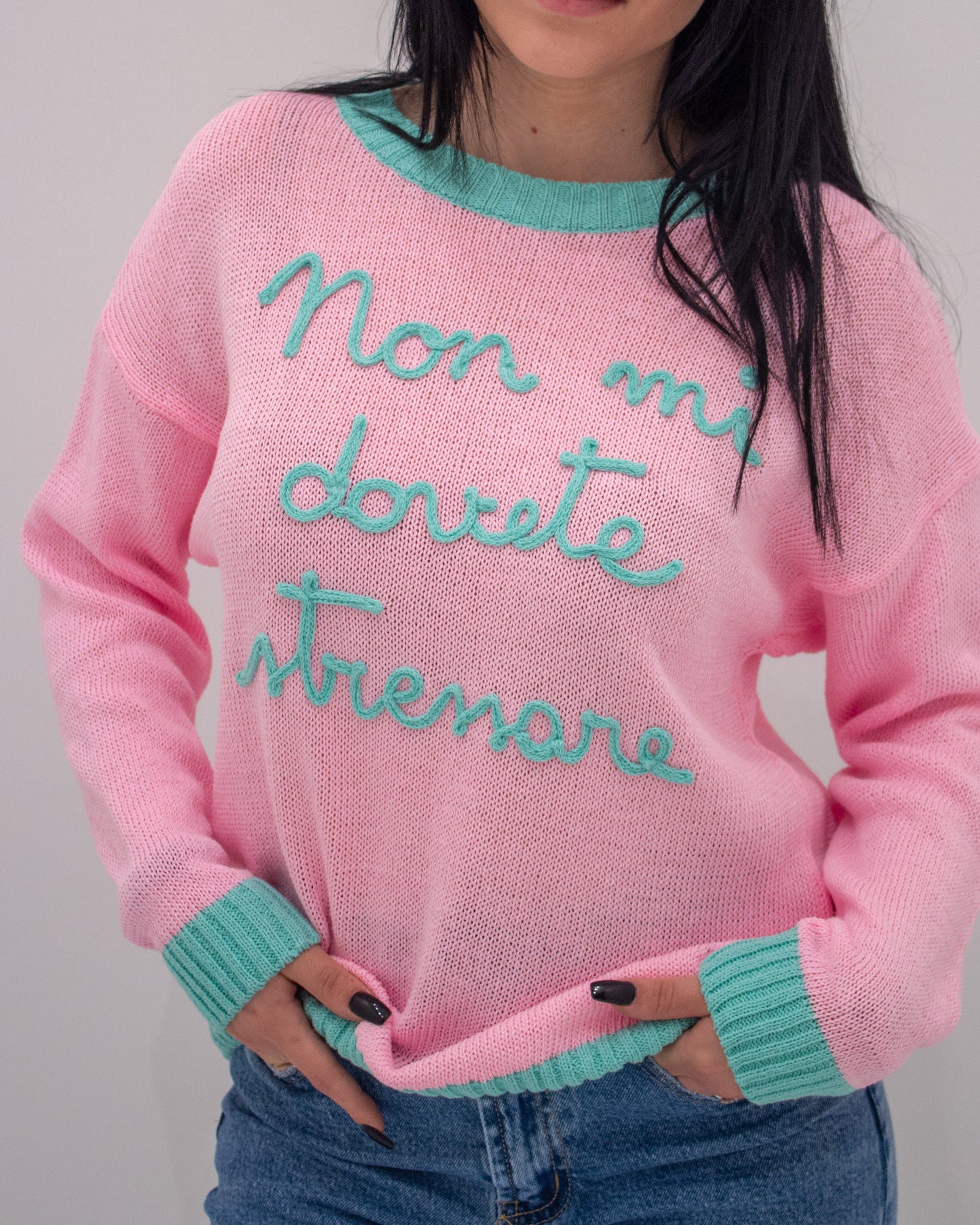Maglia NON MI DOVETE STRESSARE Rosa