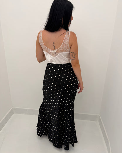Gonna lunga a pois Nero